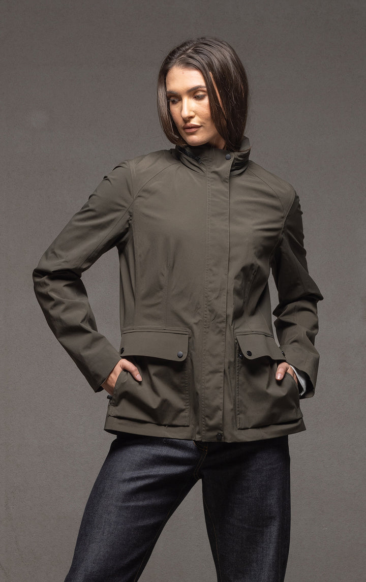 LAMINATED FIELD JACKET