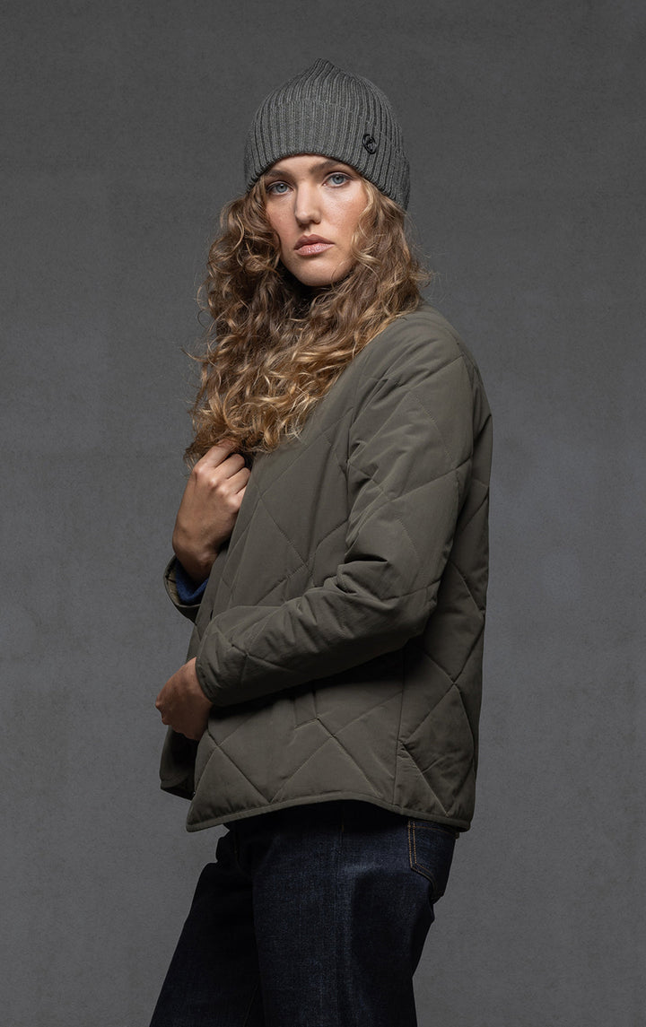 QUILTED PRIMALOFT CROPPED JACKET - Alchemy Equipment NZ