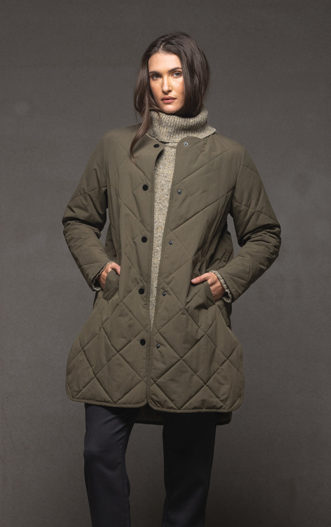 QUILTED PRIMALOFT COAT