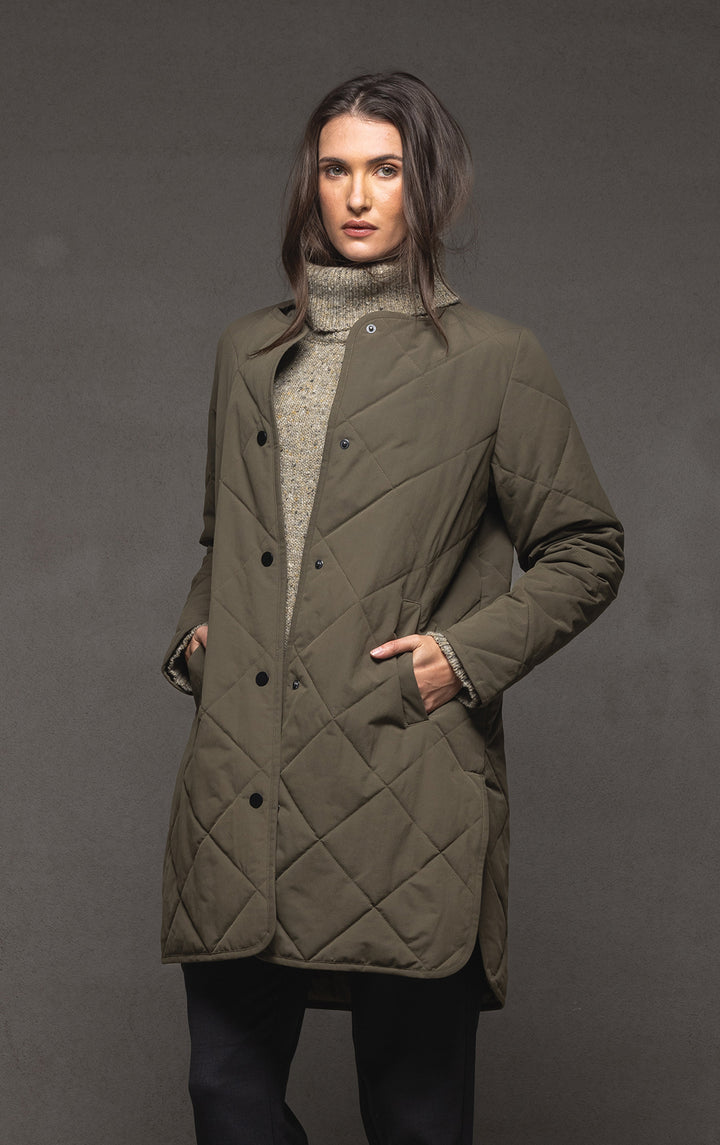 QUILTED PRIMALOFT COAT