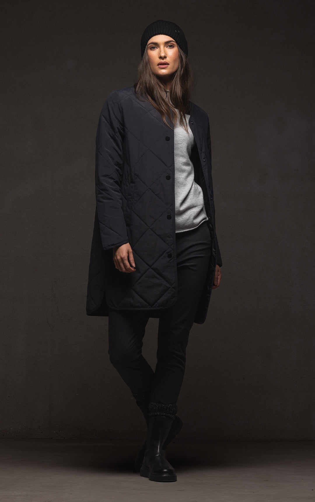 QUILTED PRIMALOFT COAT