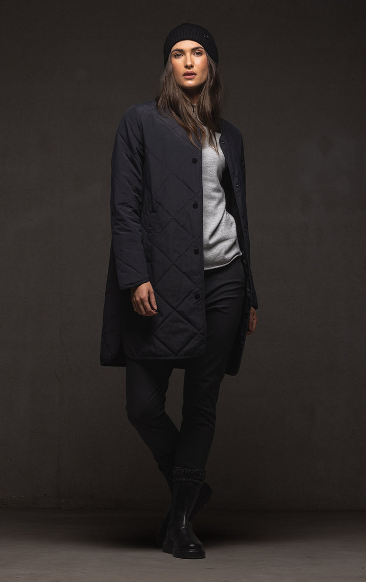 QUILTED PRIMALOFT COAT