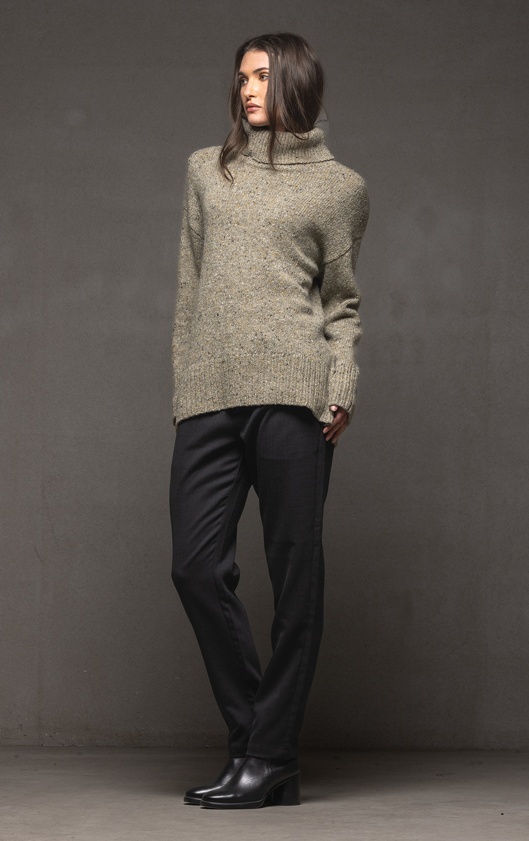 3GG MERINO ALPACA BLEND TURTLENECK