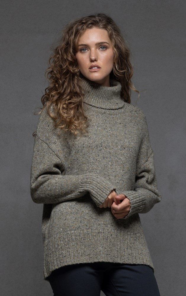 3GG MERINO ALPACA BLEND TURTLENECK  - CLEARANCE