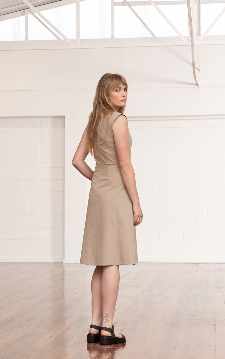AIRVENTURE CAP SLEEVE DRESS - CLEARANCE