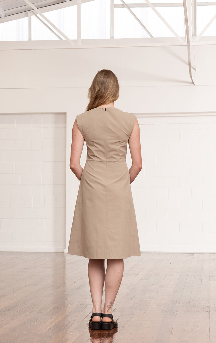 AIRVENTURE CAP SLEEVE DRESS - CLEARANCE