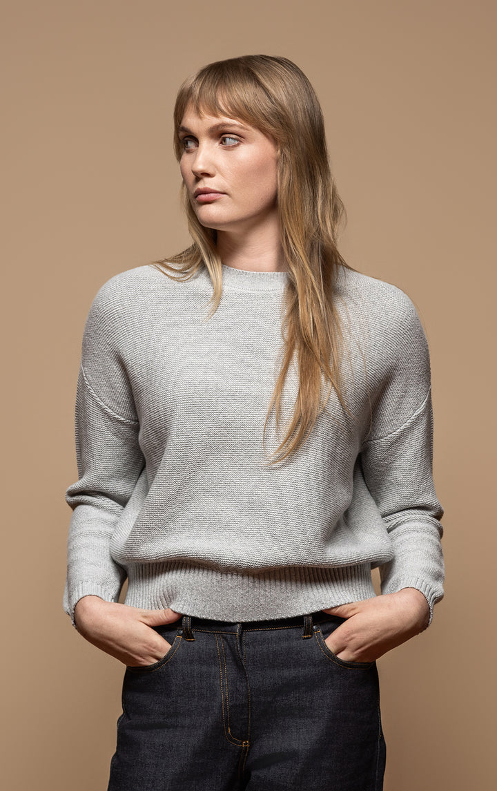 5GG COTTON BLEND CREW - CLEARANCE