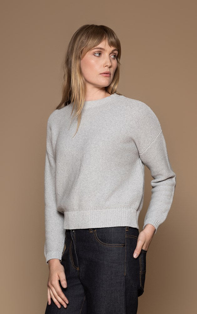 5GG COTTON BLEND CREW - CLEARANCE