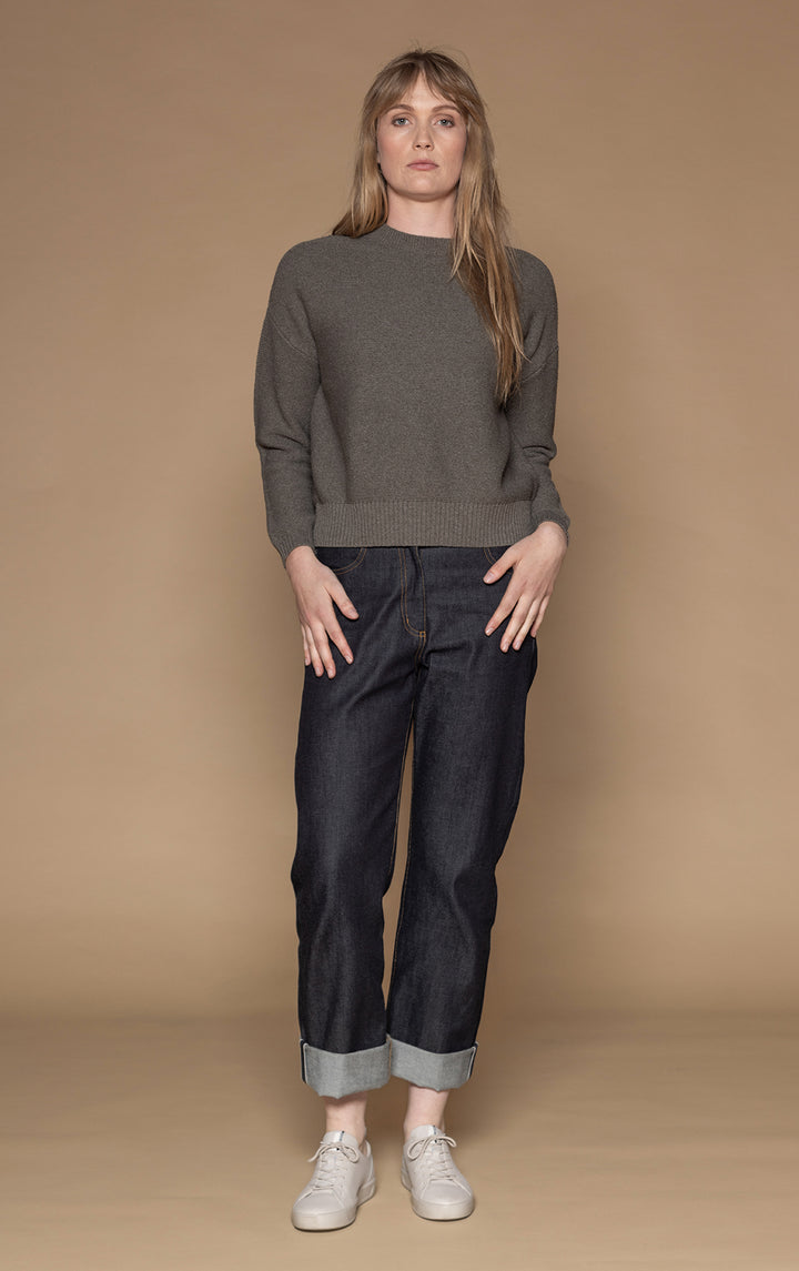5GG COTTON BLEND CREW - CLEARANCE