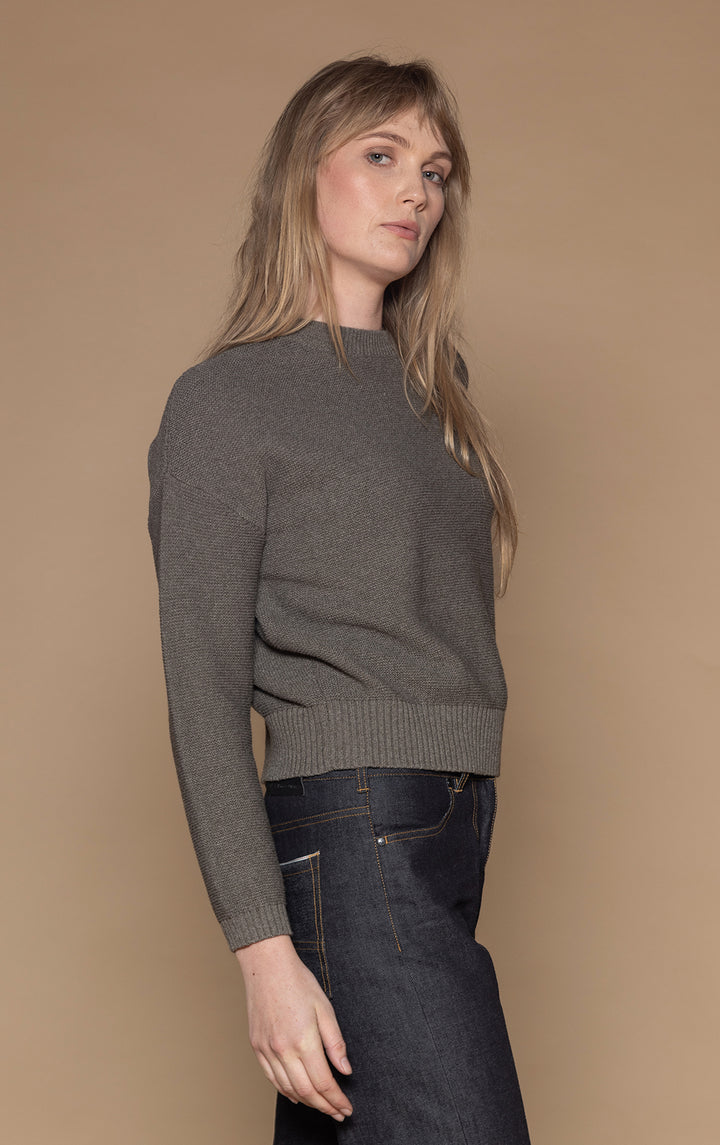 5GG COTTON BLEND CREW - CLEARANCE