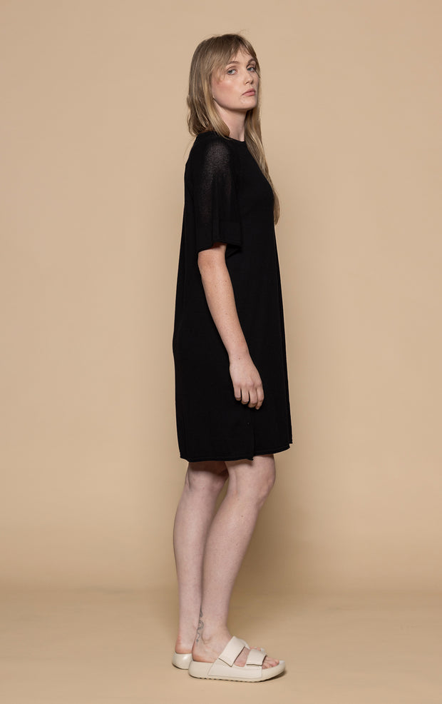 14GG COTTON SILK A-LINE DRESS