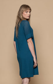 14GG COTTON SILK A-LINE DRESS