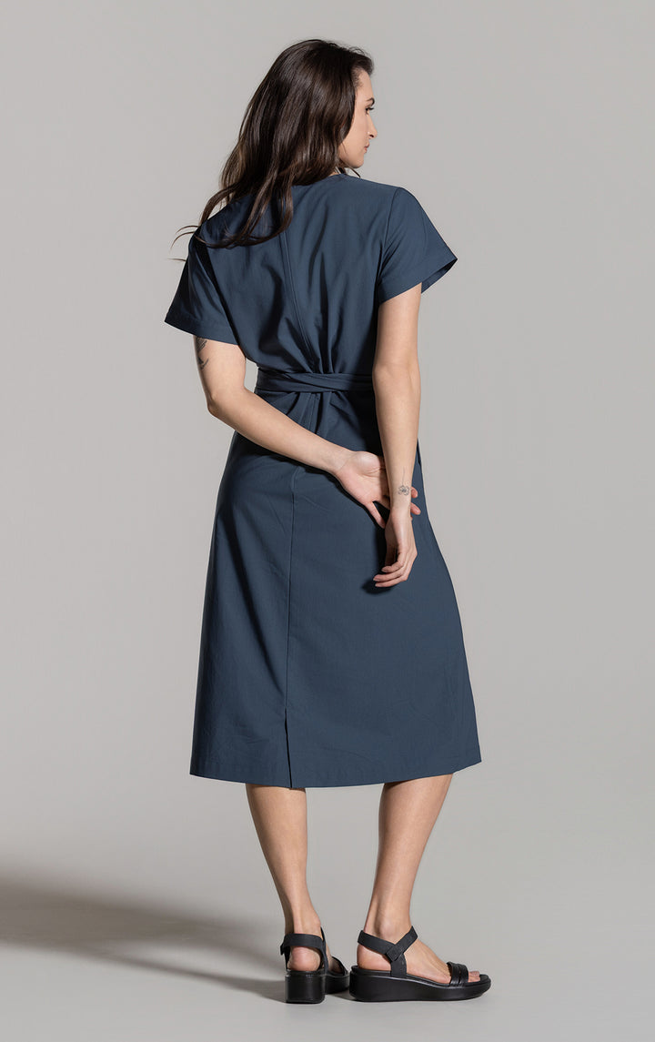 DELTAPEAK WRAP DRESS