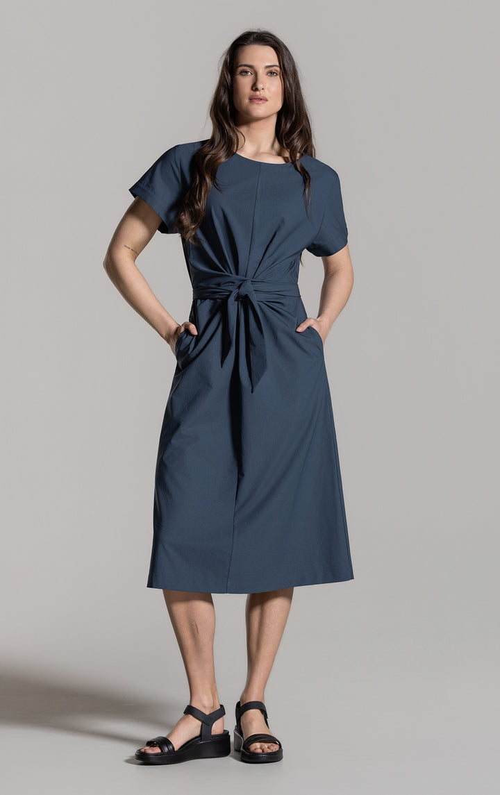 DELTAPEAK WRAP DRESS