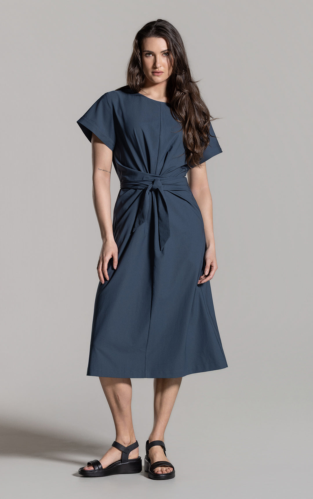 DELTAPEAK WRAP DRESS