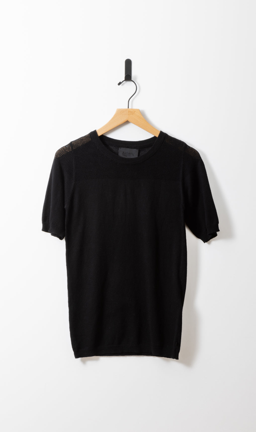 14GG COTTON SILK MESH KNIT TEE - CLEARANCE