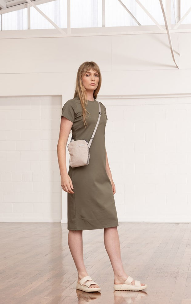 COTTON LUXE JERSEY DRESS - CLEARANCE