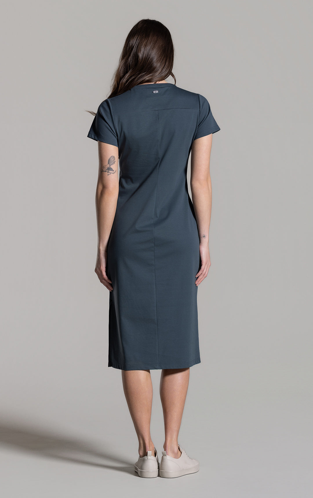 COTTON LUXE JERSEY DRESS