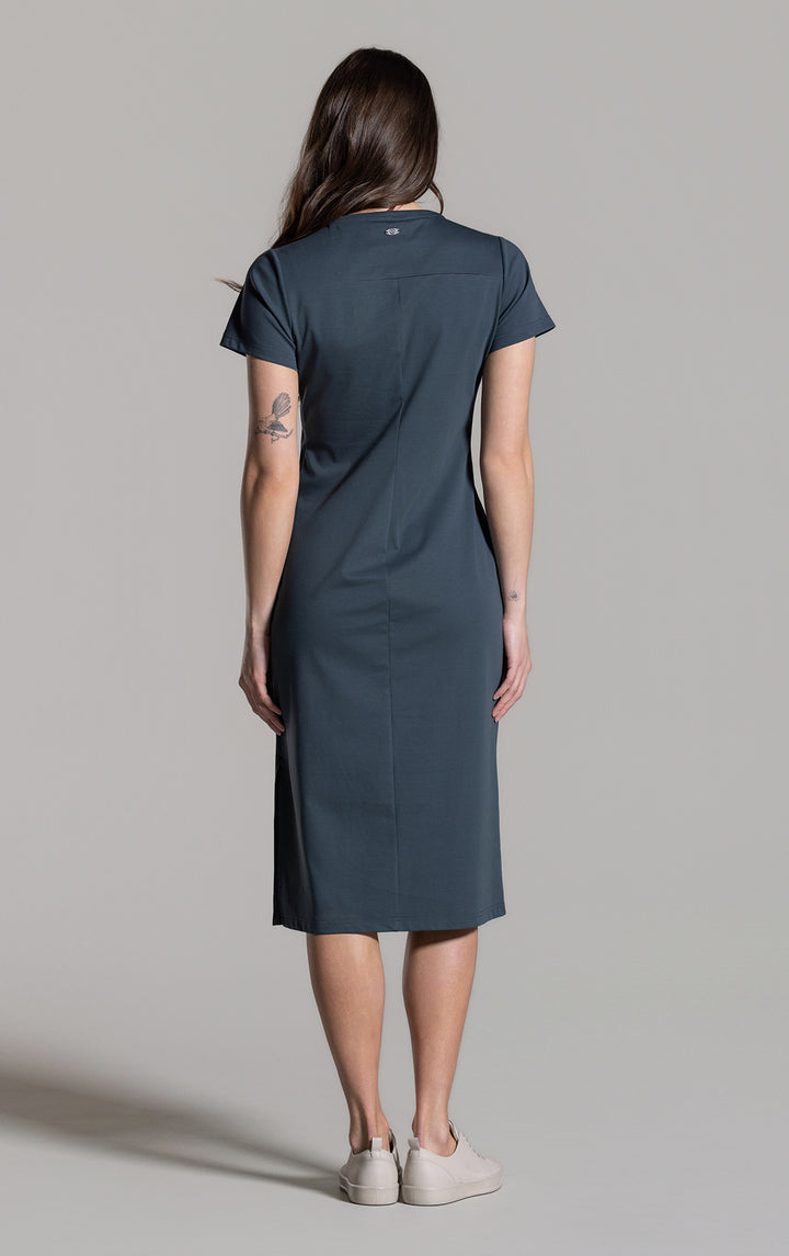 COTTON LUXE JERSEY DRESS