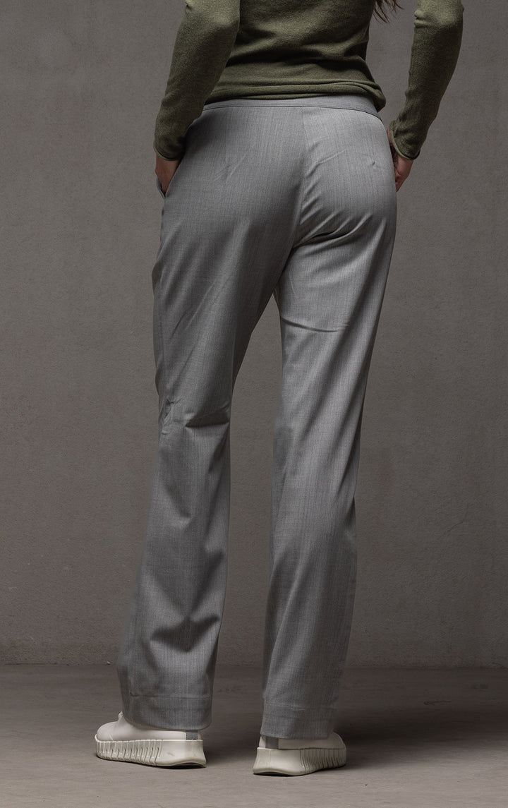 WOOL BLEND TROUSER
