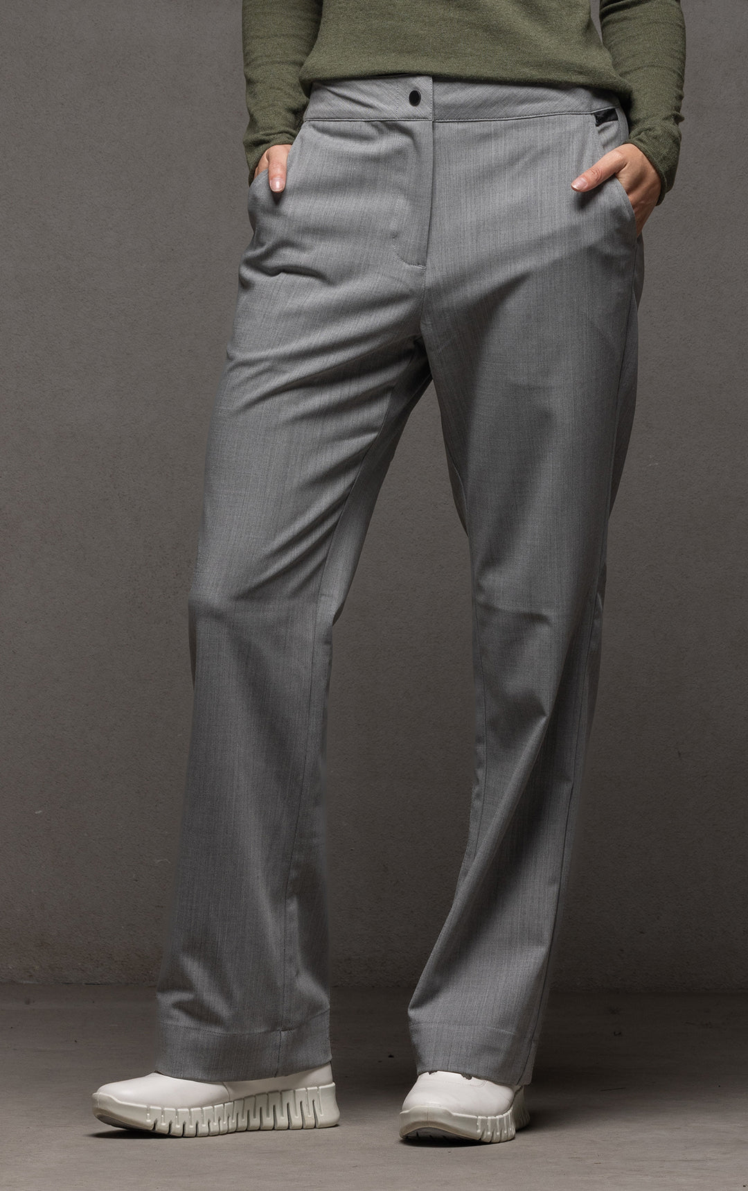 WOOL BLEND TROUSER