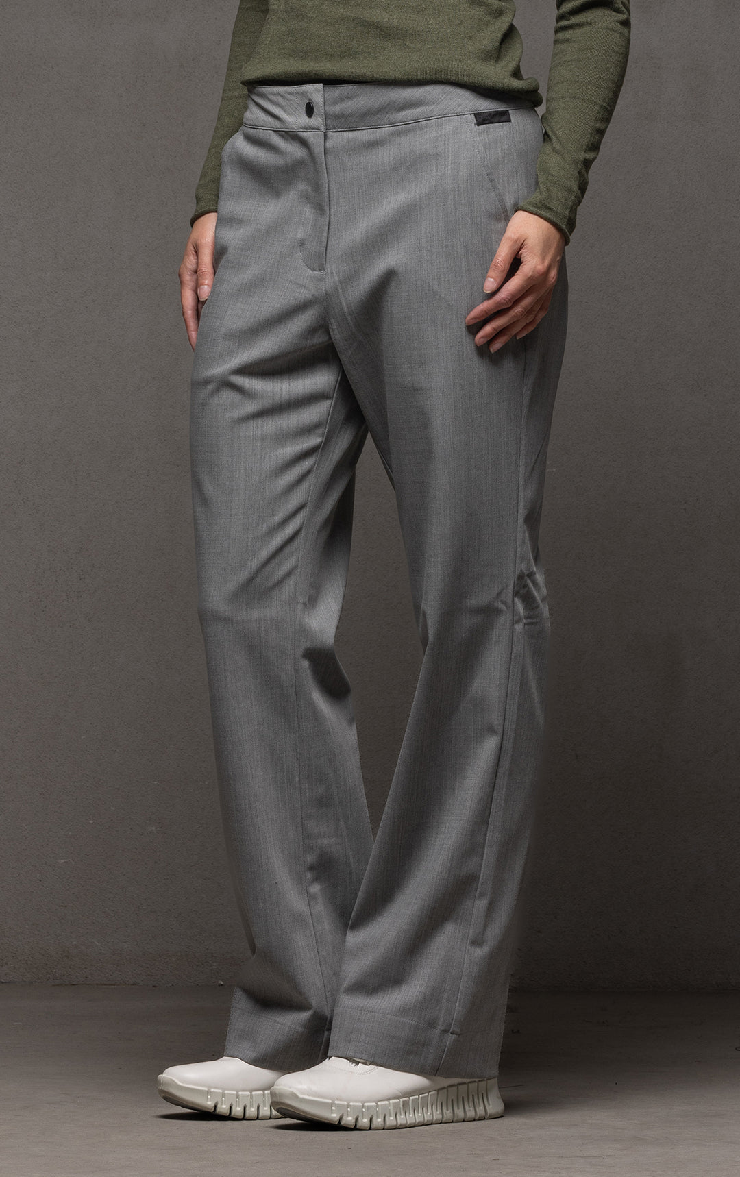 WOOL BLEND TROUSER