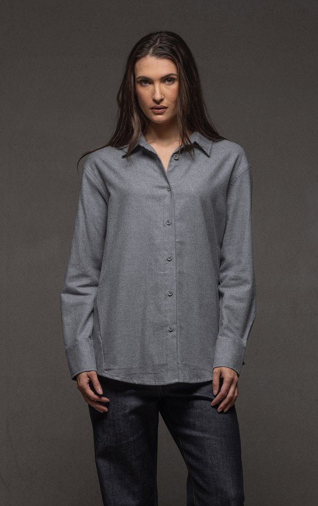 COTTON FLANNEL OVERSHIRT - CLEARANCE