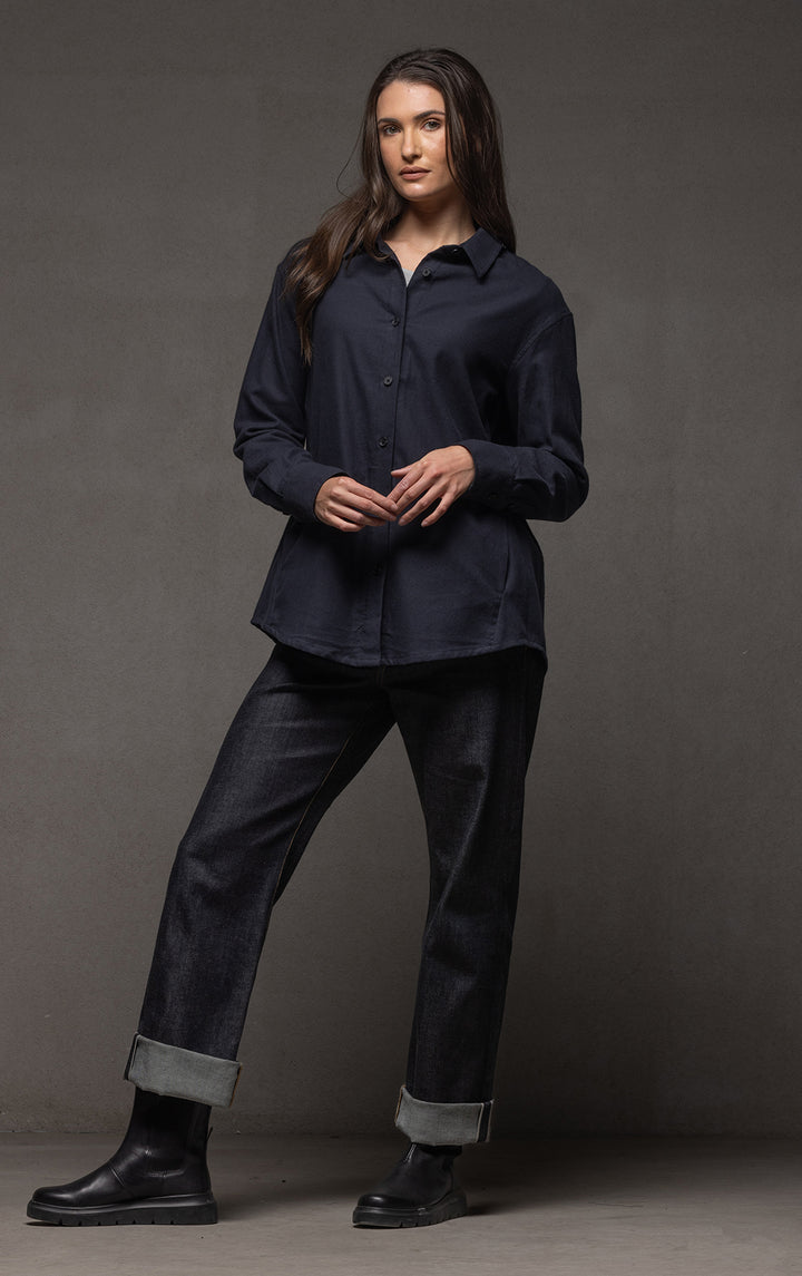 COTTON FLANNEL OVERSHIRT - CLEARANCE