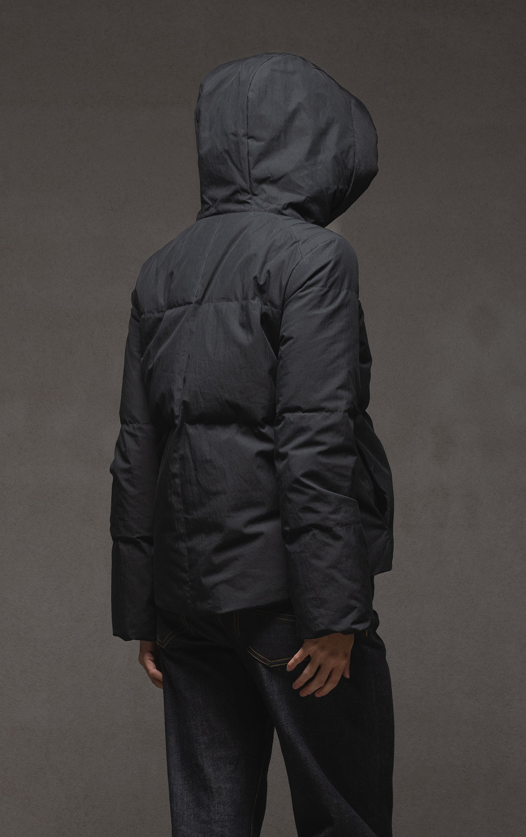 HOODED DOWN JACKET