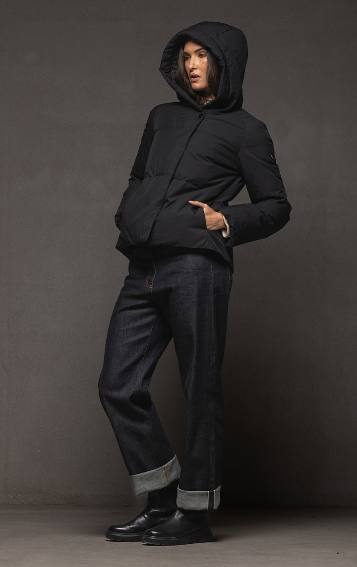 HOODED DOWN JACKET