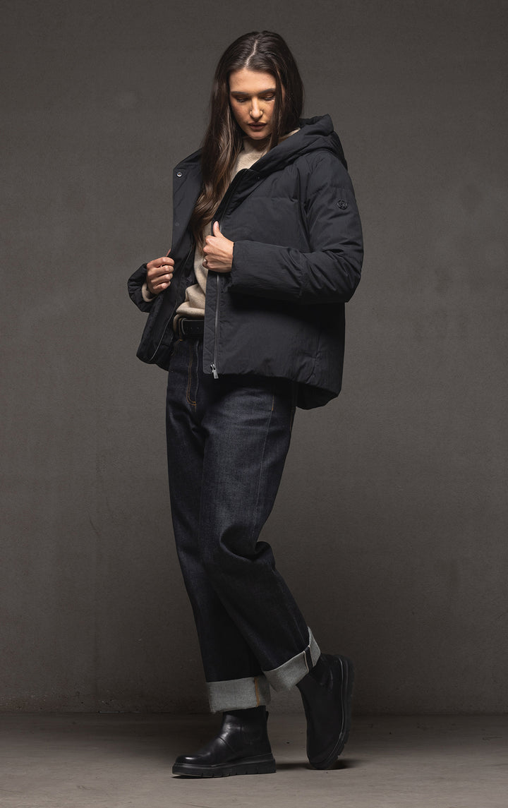 HOODED DOWN JACKET