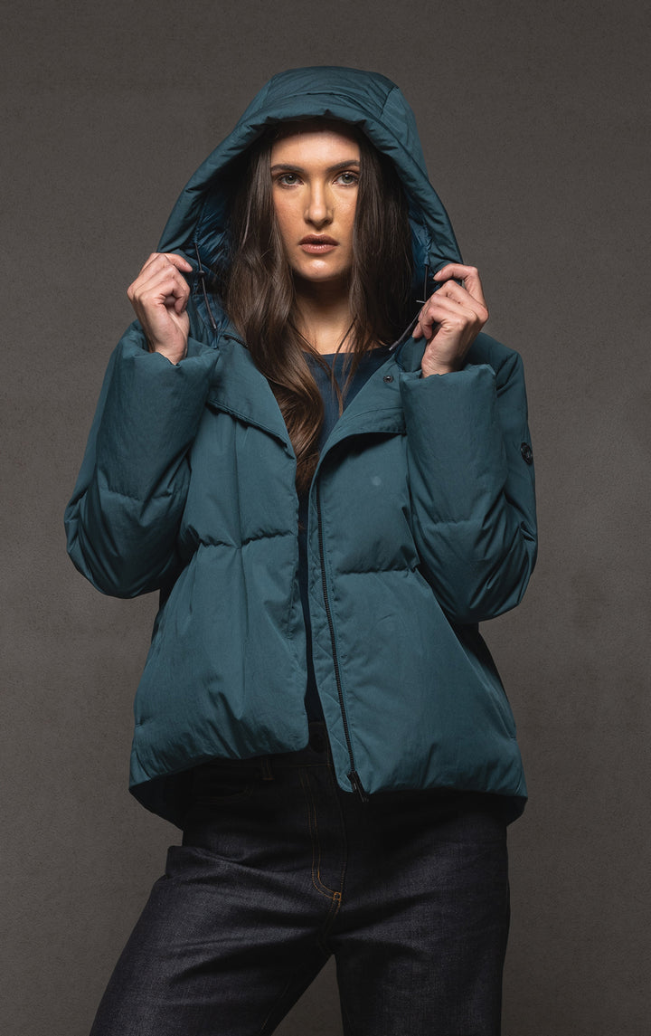 HOODED DOWN JACKET
