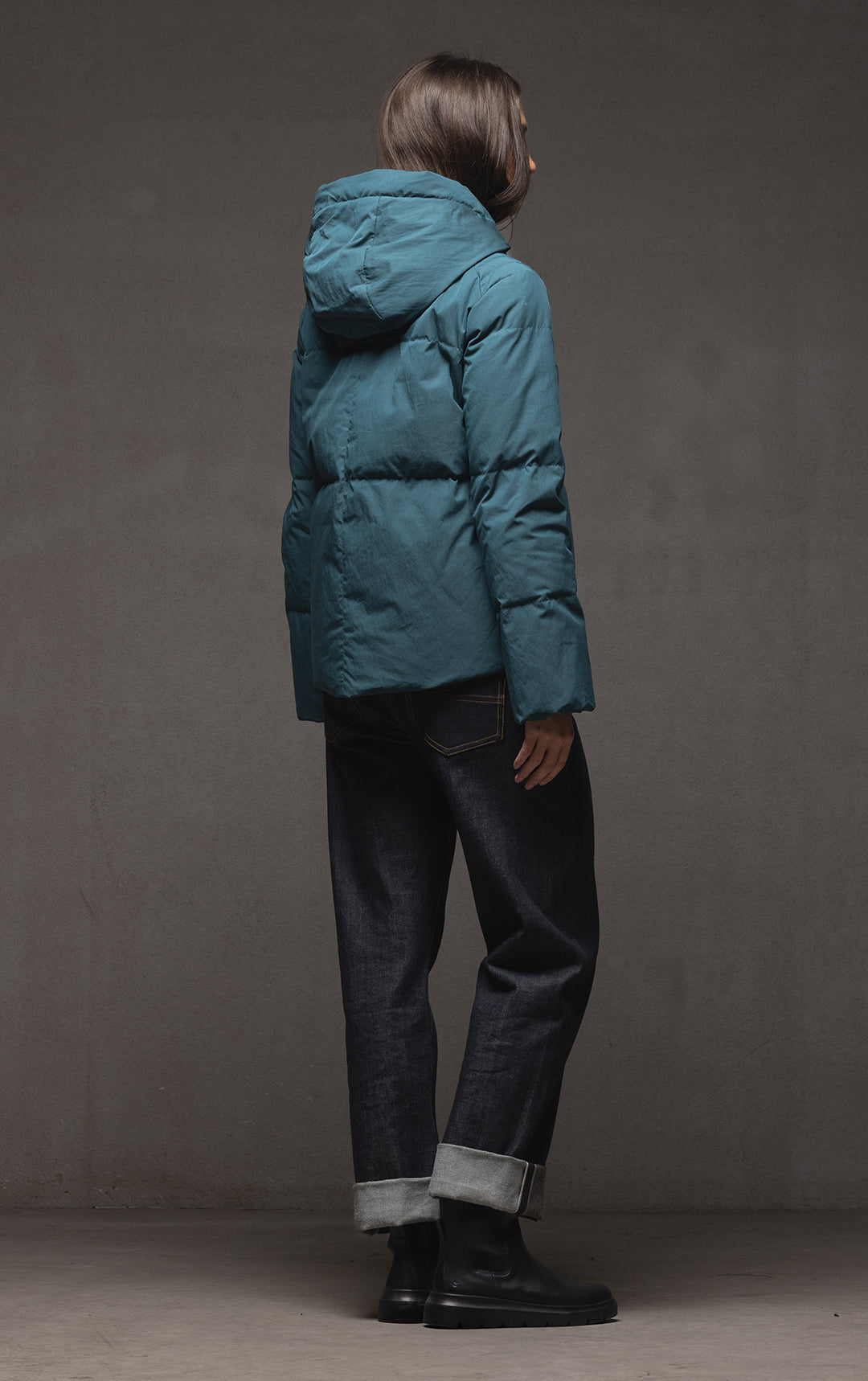 HOODED DOWN JACKET