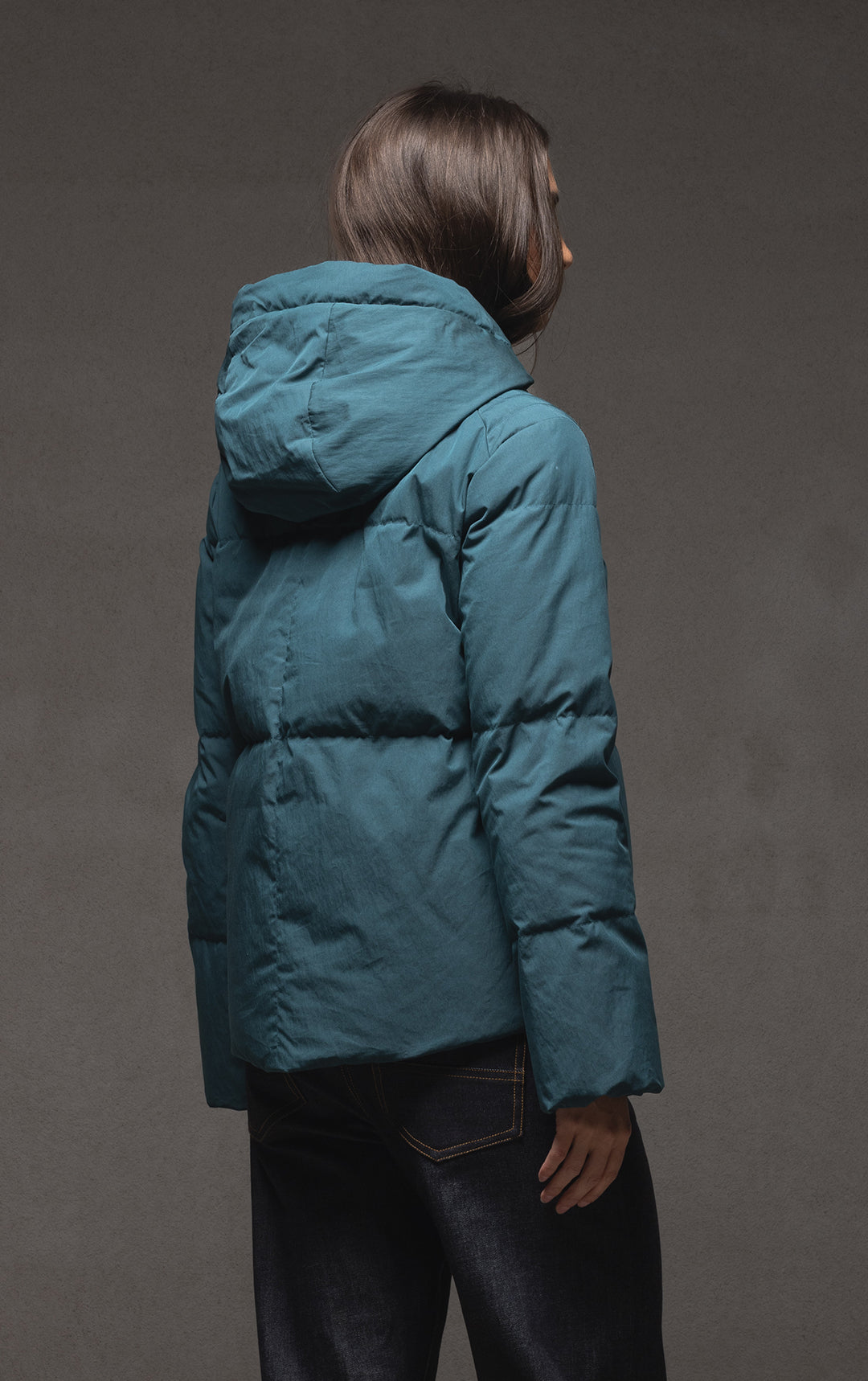 HOODED DOWN JACKET