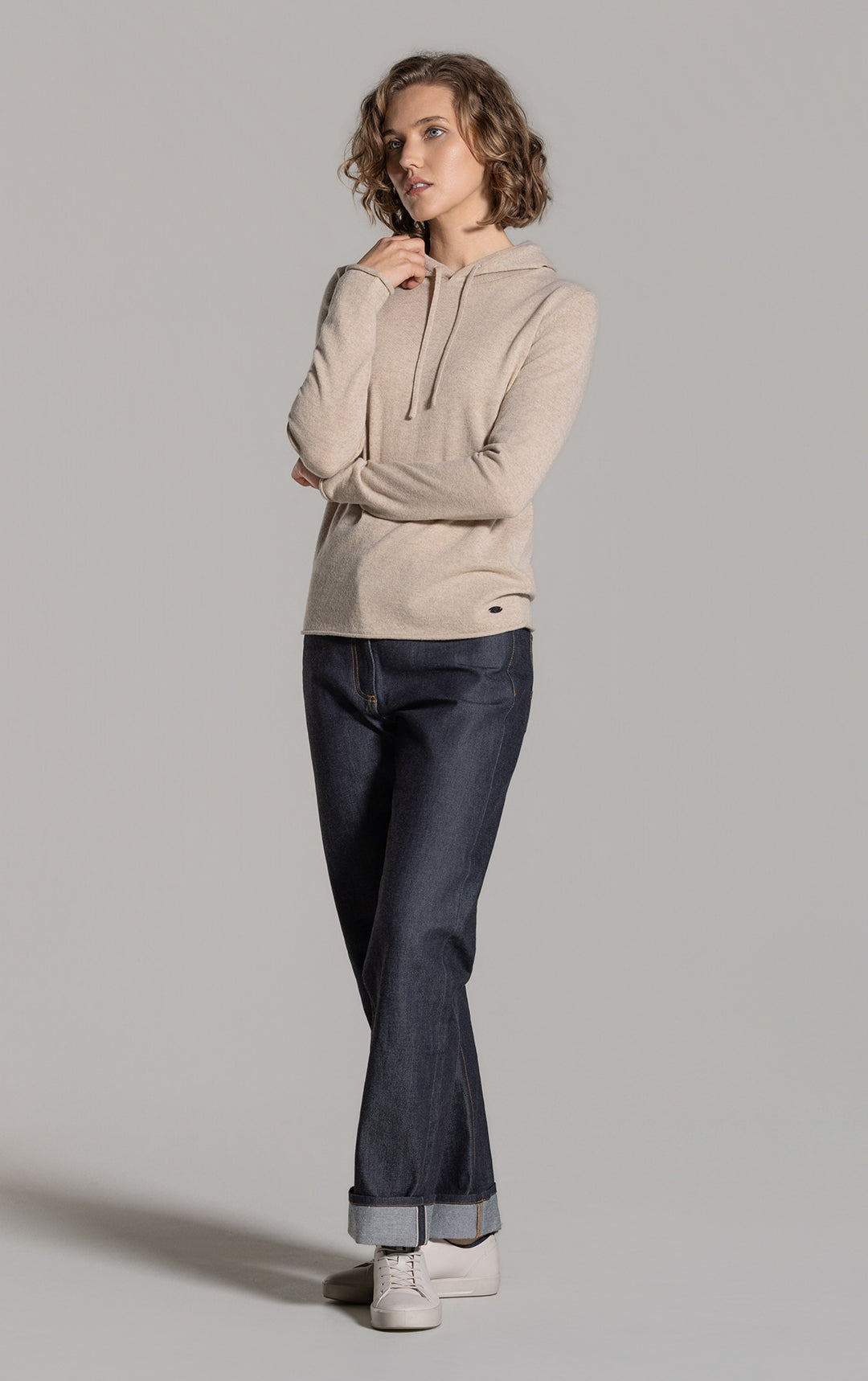 12GG BRUSHED MERINO HOODY