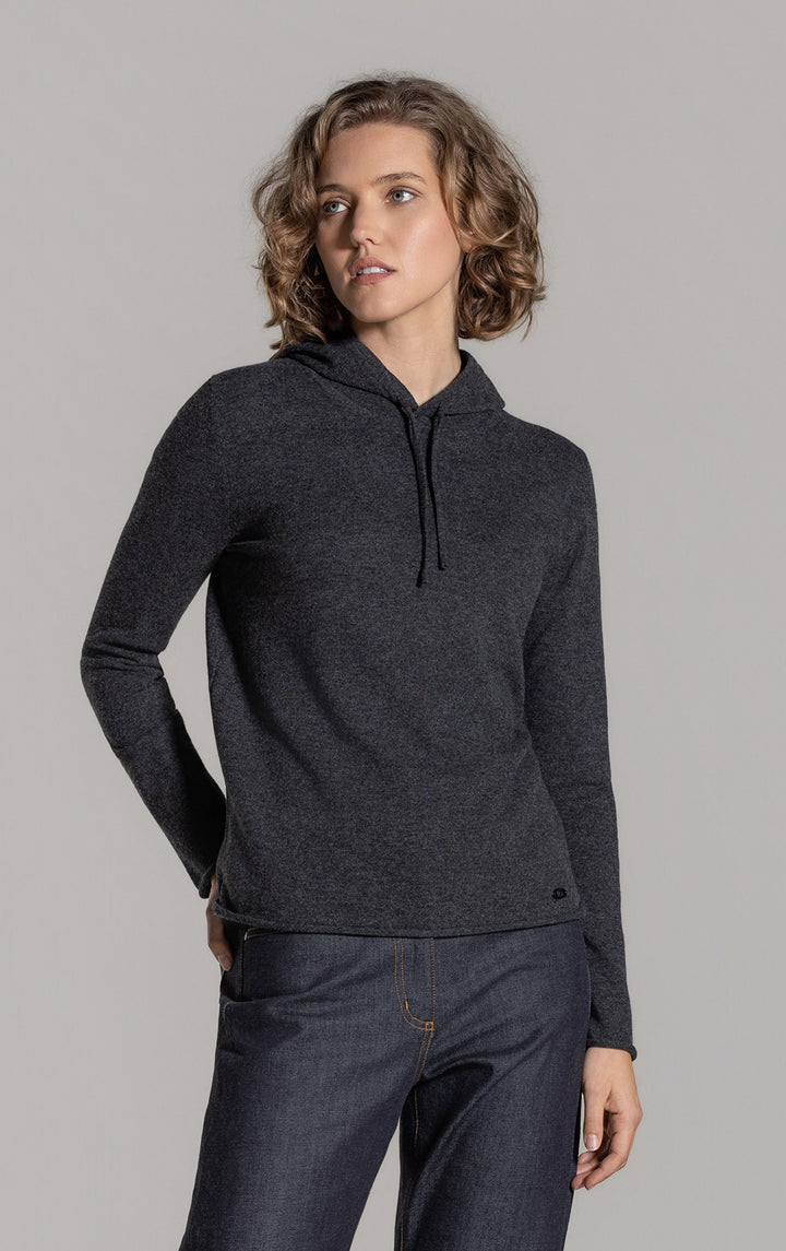 12GG BRUSHED MERINO HOODY