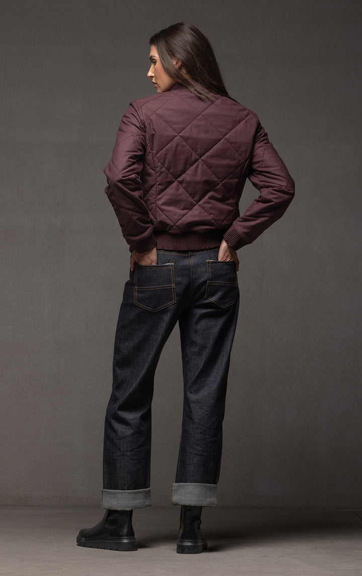 QUILTED BOMBER