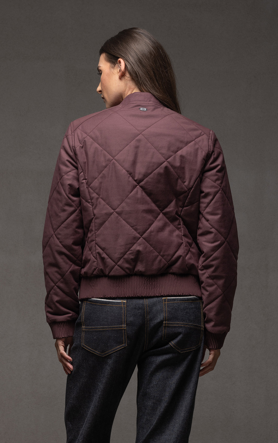 QUILTED BOMBER