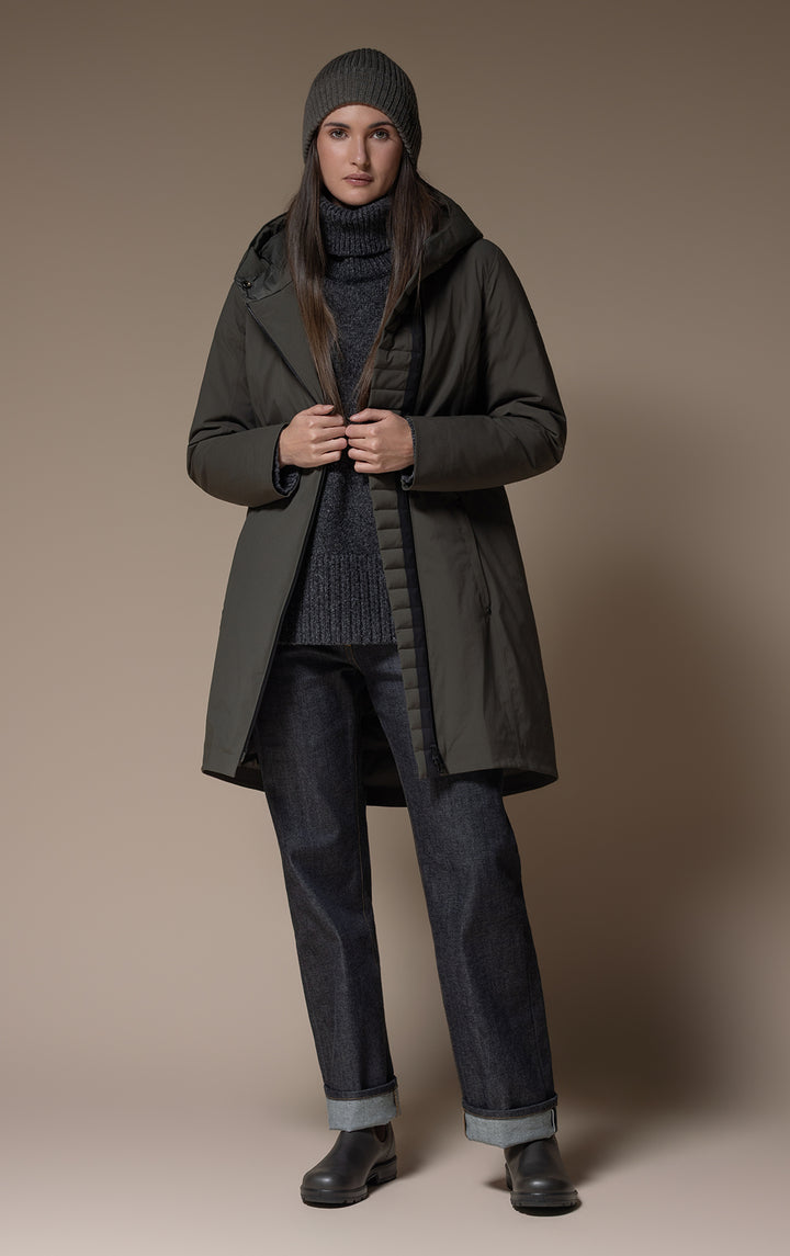 HOODED DOWN PARKA