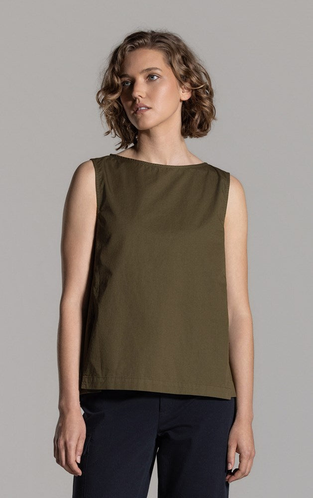 ORGANIC COTTON SLEEVELESS TOP - CLEARANCE
