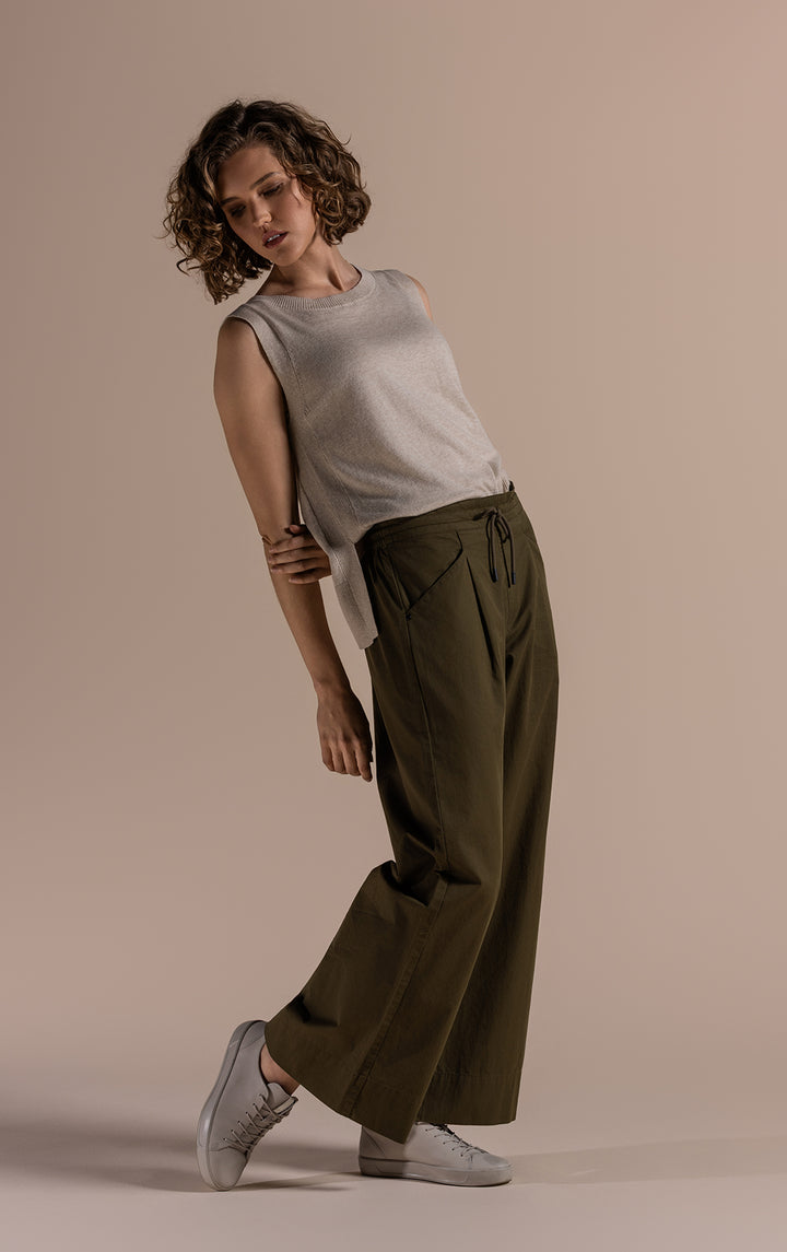 ORGANIC COTTON DRAWSTRING TROUSER