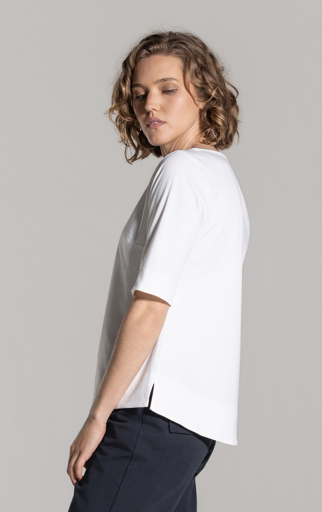 COTTON LUXE BOATNECK TOP
