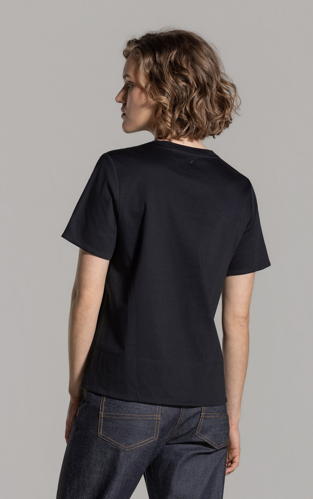 COTTON LUXE CREW TEE