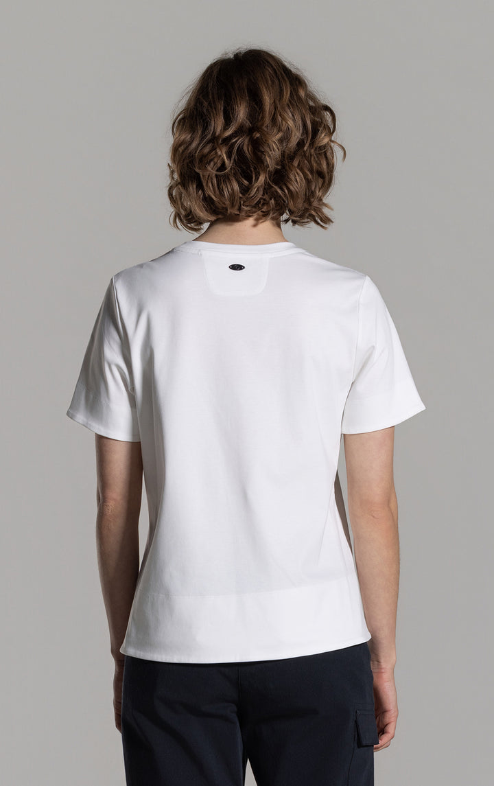 COTTON LUXE CREW TEE