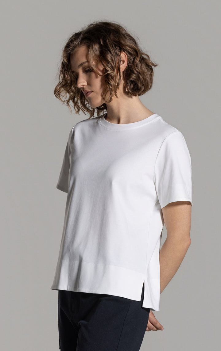 COTTON LUXE CREW TEE