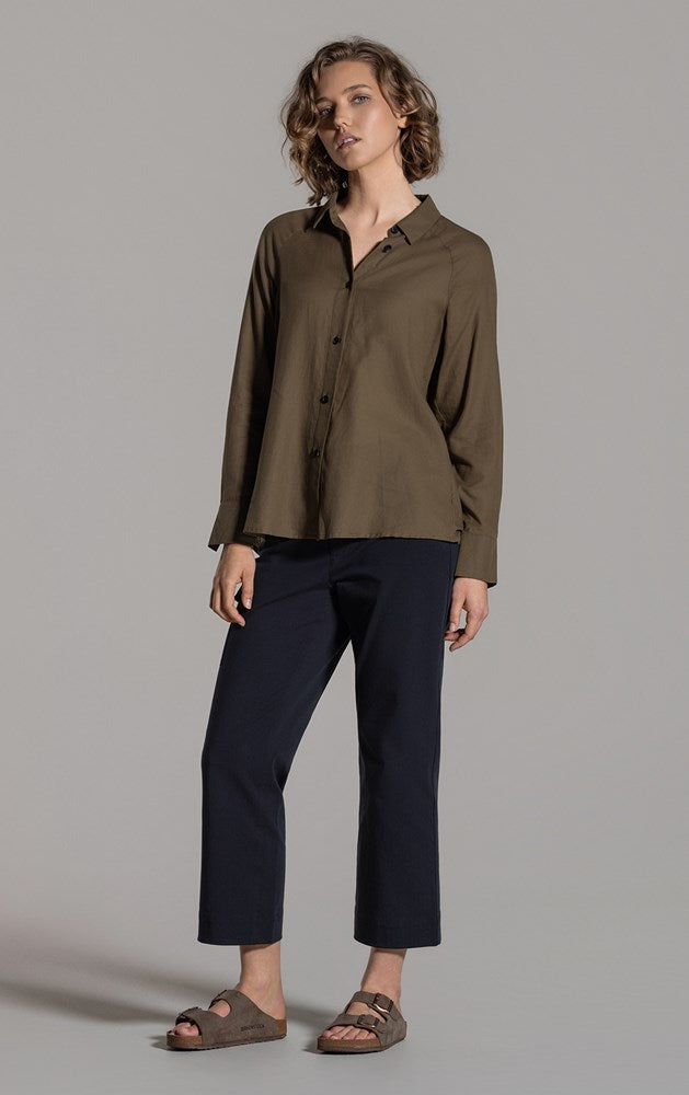 ORGANIC COTTON LS RAGLAN SHIRT - CLEARANCE