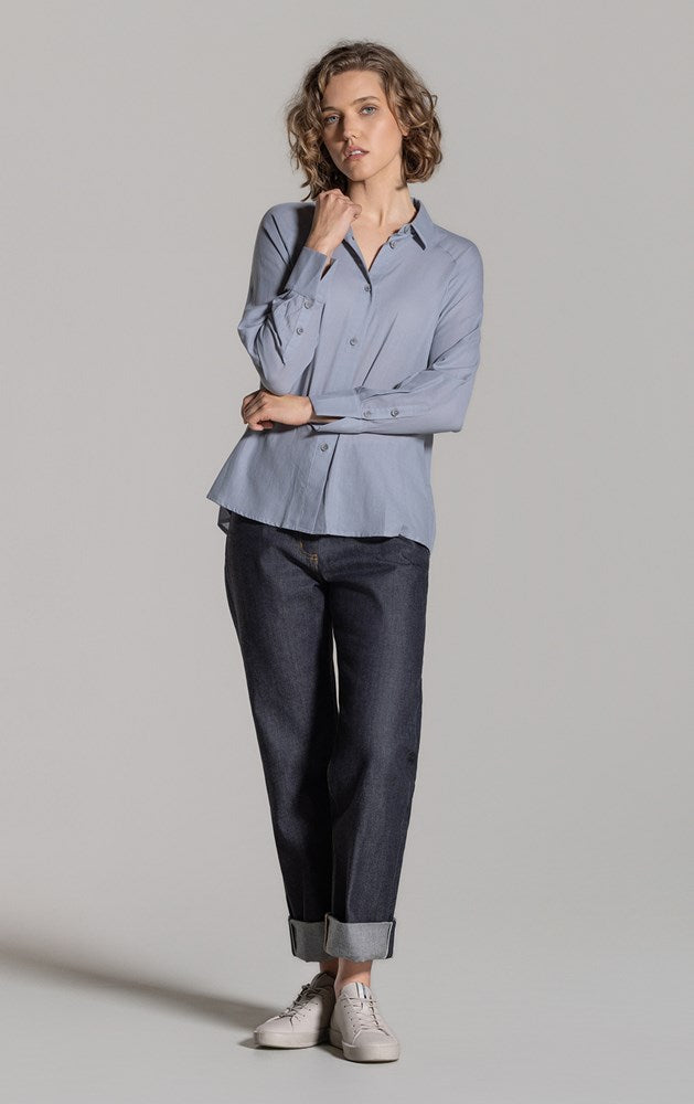 ORGANIC COTTON LS RAGLAN SHIRT - CLEARANCE