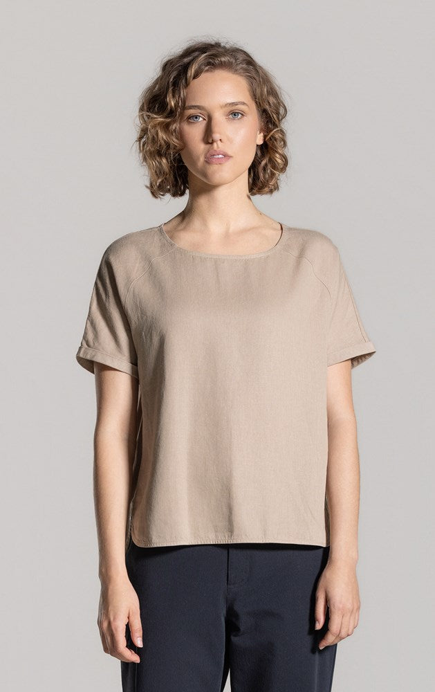 HEMP TENCEL LAUNDERED TOP - CLEARANCE
