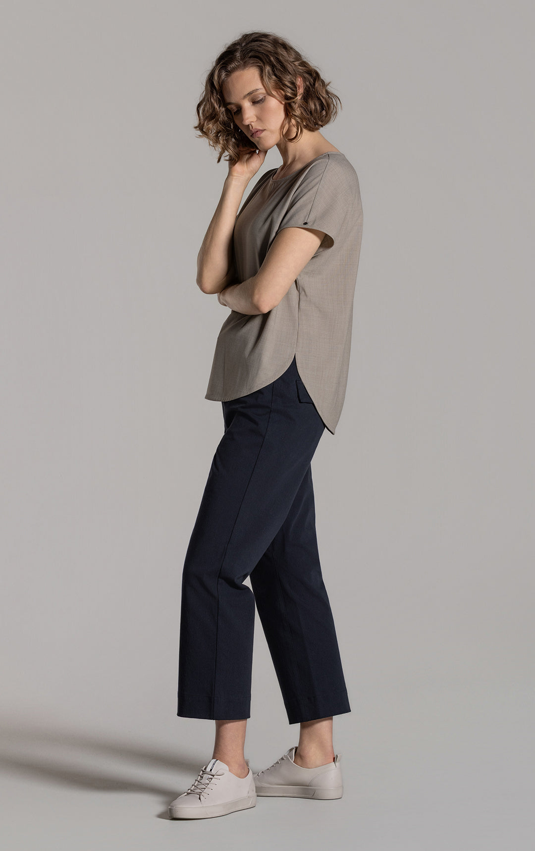 HEMP TENCEL LAUNDERED TOP