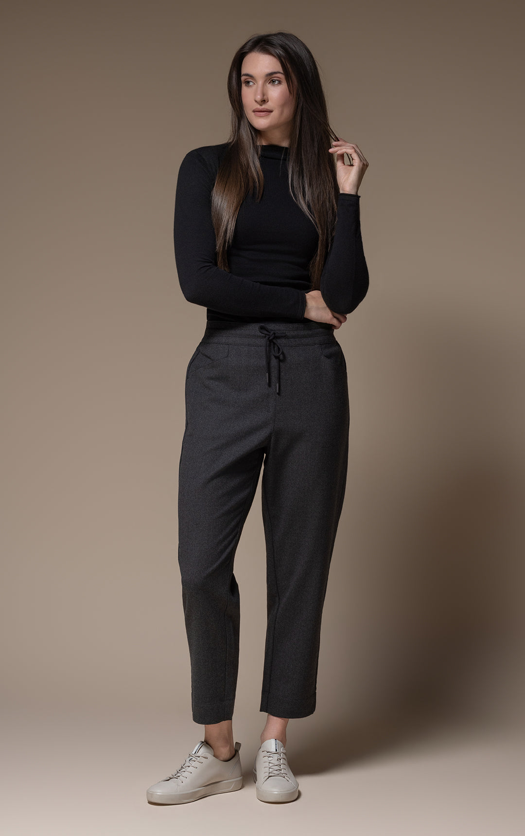 WOOL FLANNEL JOGGER